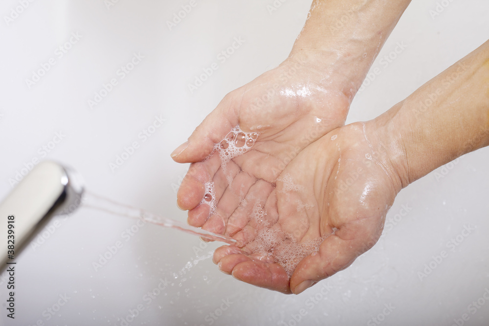Fototapeta premium Washing hands.