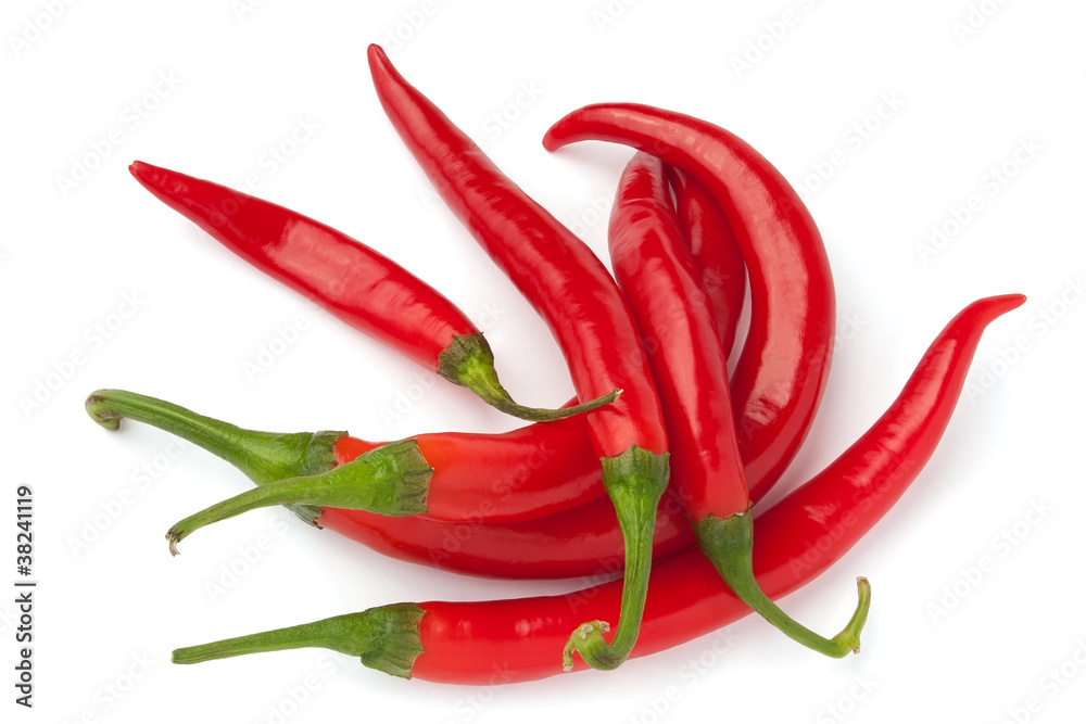 chili peppers heap