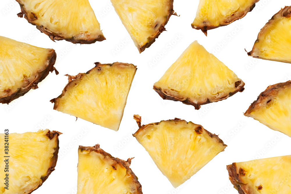Naklejka premium pineapple chunks