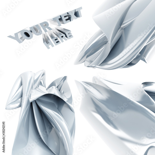 blue metallic abstraction l...