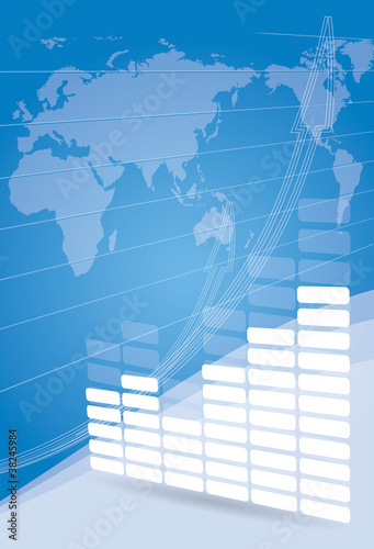 Growth concept business brochure cover design