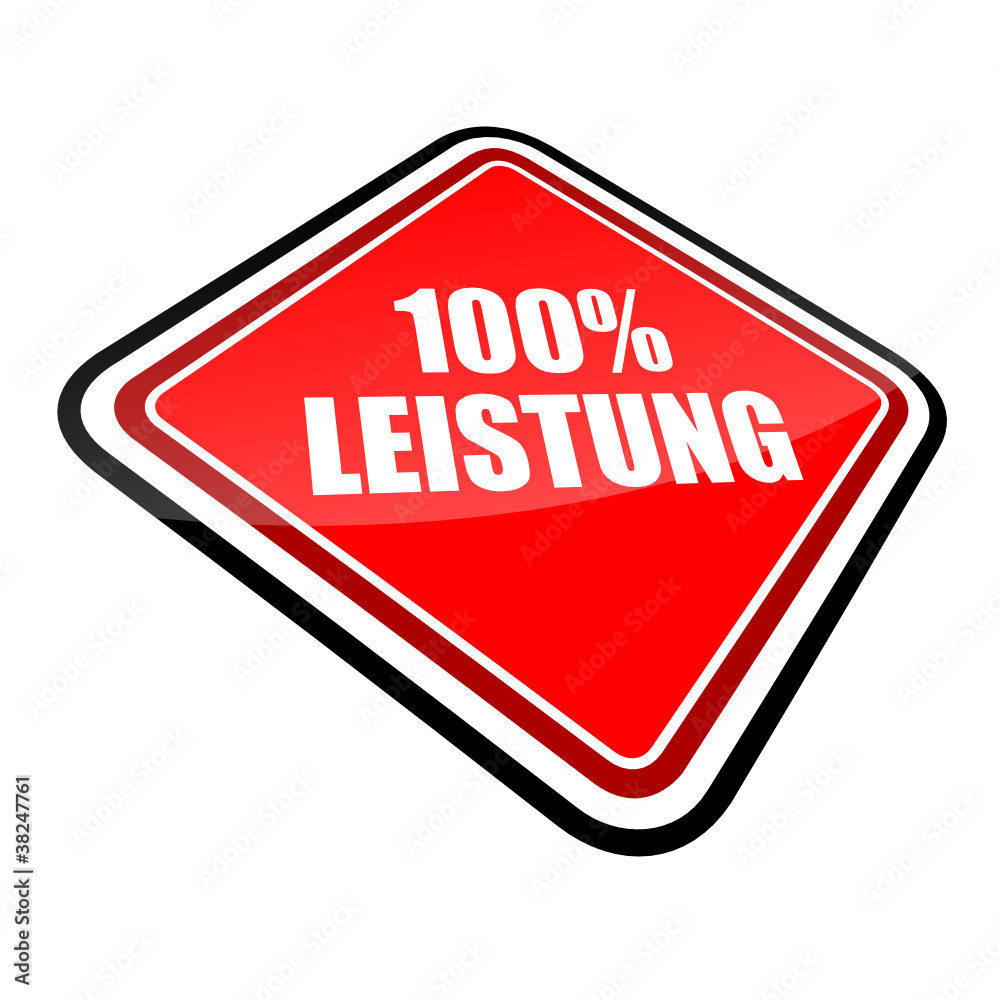 schild schräg v2 100% leistung I schild schräg v2 100% leistung I