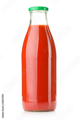 Bottle of tomato juice