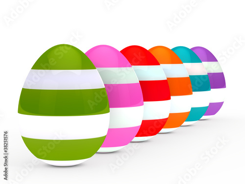 colorful eggs series