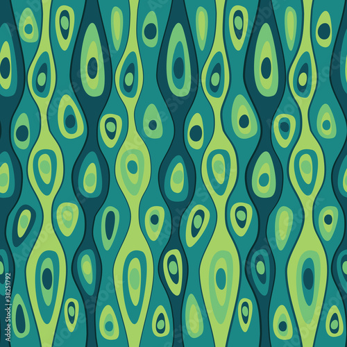 abstract organic seamless pattern - vector illustration