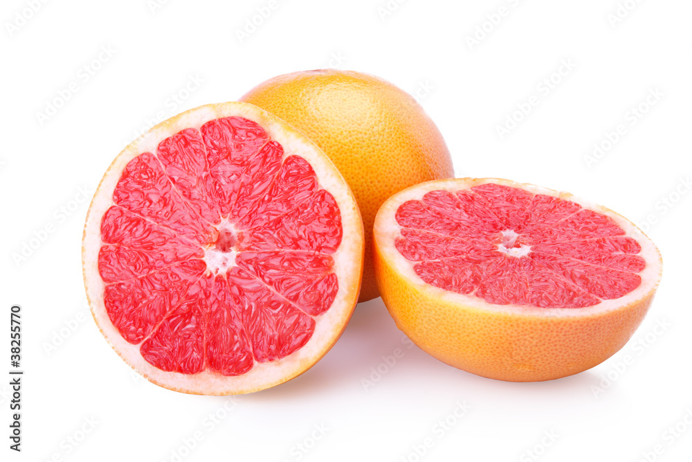Fresh sliced fruit grapefruits Fresh sliced fruit grapefruits