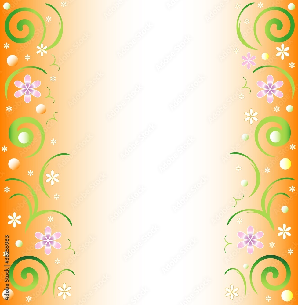 Floral spring background