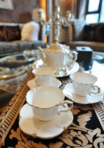 teapot and cups photo