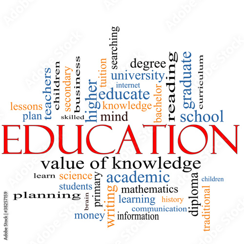 Education Word Cloud Concept #38257159