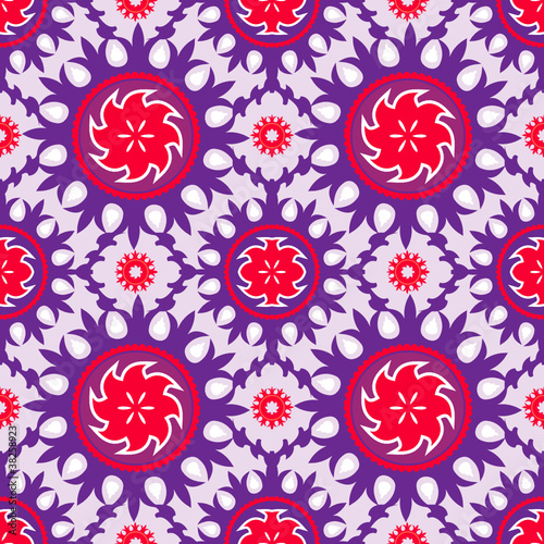 Ornamental seamless pattern asian style