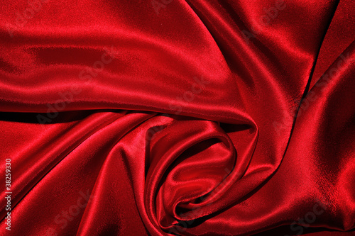 Smooth elegant red silk