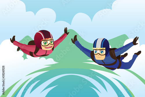 Skydiving
