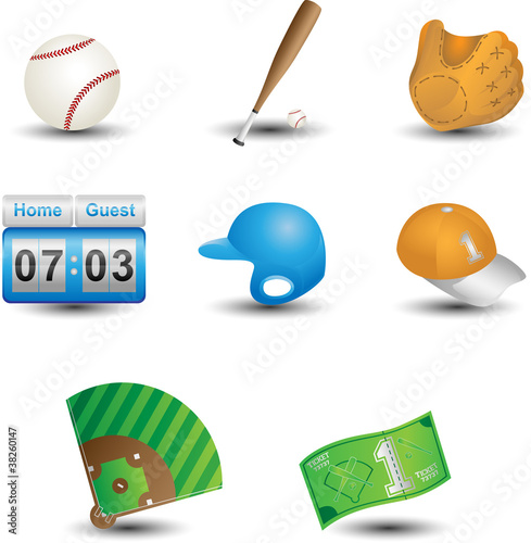 Baseball icons
