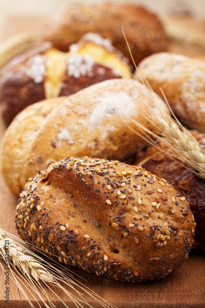 various healthy bread