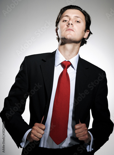 Fotografie, Obraz confident arrogant businessman