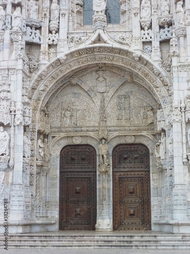 The Hieronymus monastery in Belem in Portugal