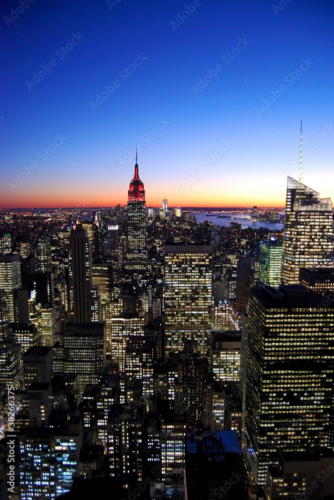 Naklejka premium Manhattan