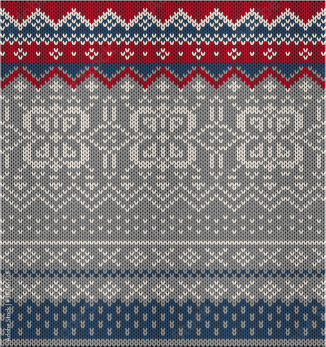 Nordic knitting pattern 3