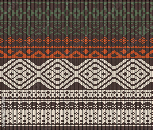 Nordic knitting pattern 2