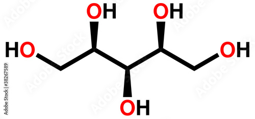 Xylitol structural formula
