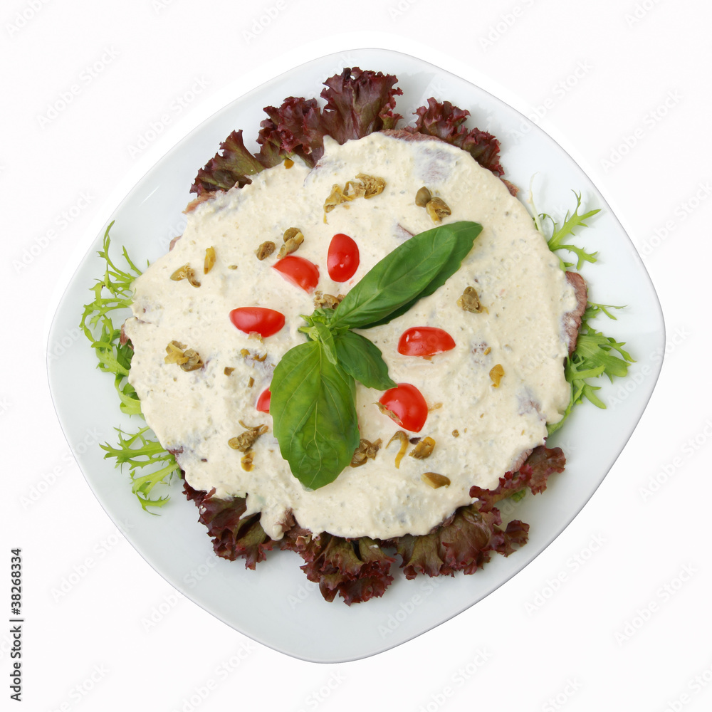 dairy veal with tuna sauce dairy veal with tuna sauce