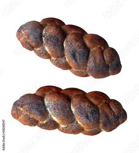 sweet bread with poppy seeds