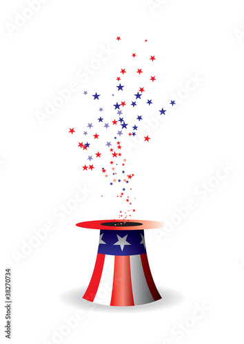 uncle sams hat with stars