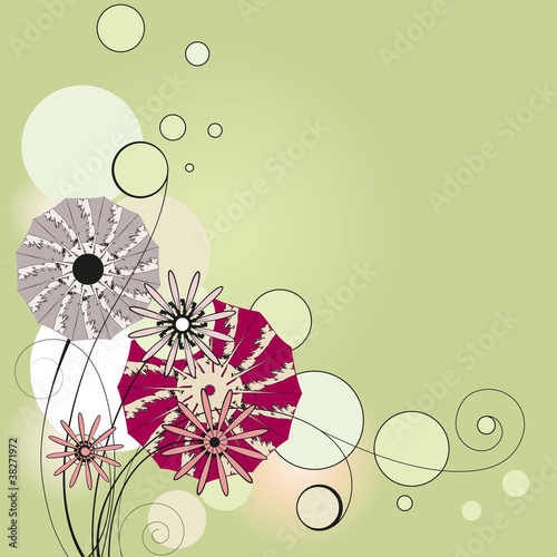 flowers, the vignette