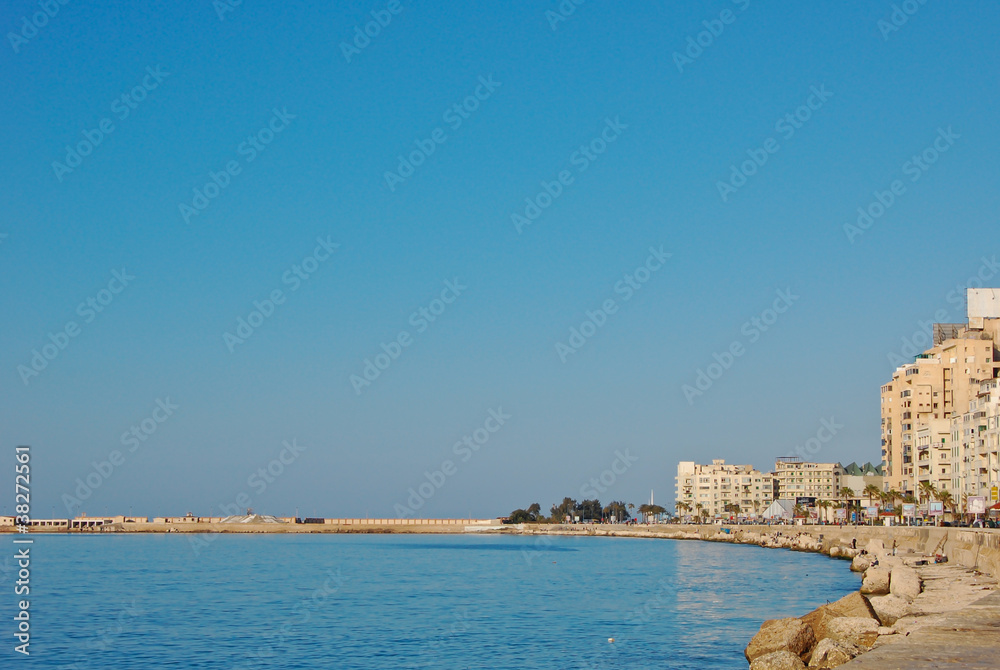 Alexandria harbor, Egypt