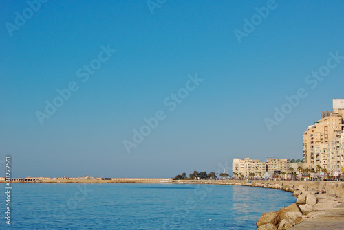 Fototapeta Naklejka Na Ścianę i Meble -  Alexandria harbor, Egypt