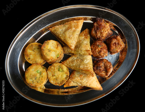 Indian Samosas, Pakora and Bhajis photo