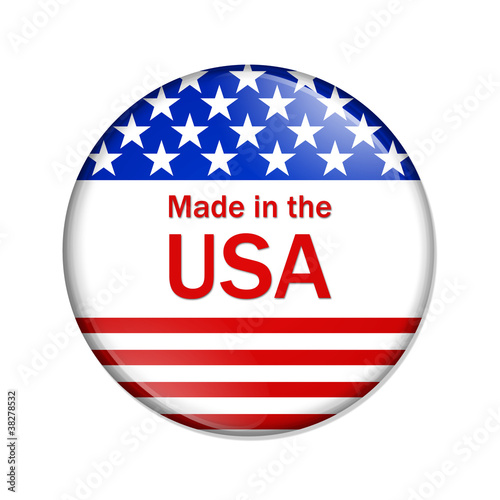 Free Download Made in the USA button - GFXLoad