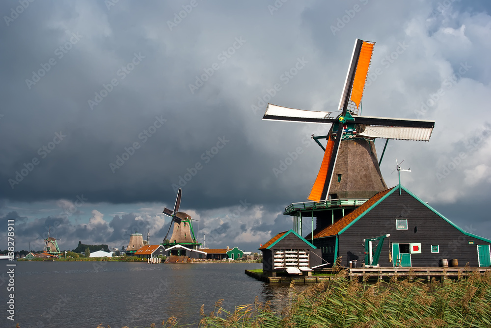 Ветряные мельницы Зансе-Сханс, Нидерланды