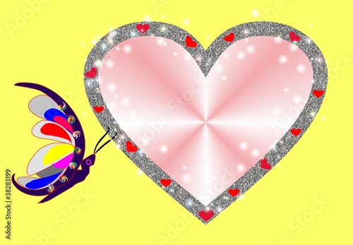 serce i motyl