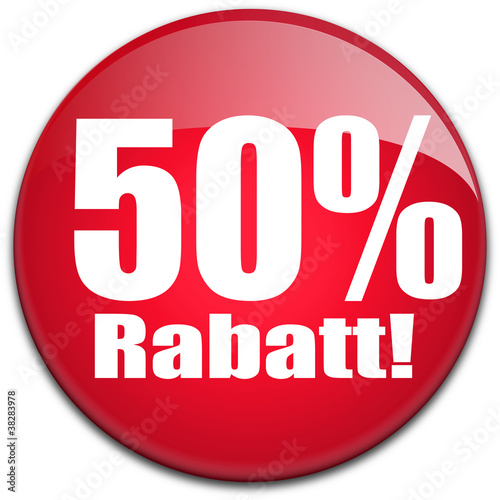 Button 50% Rabatt
