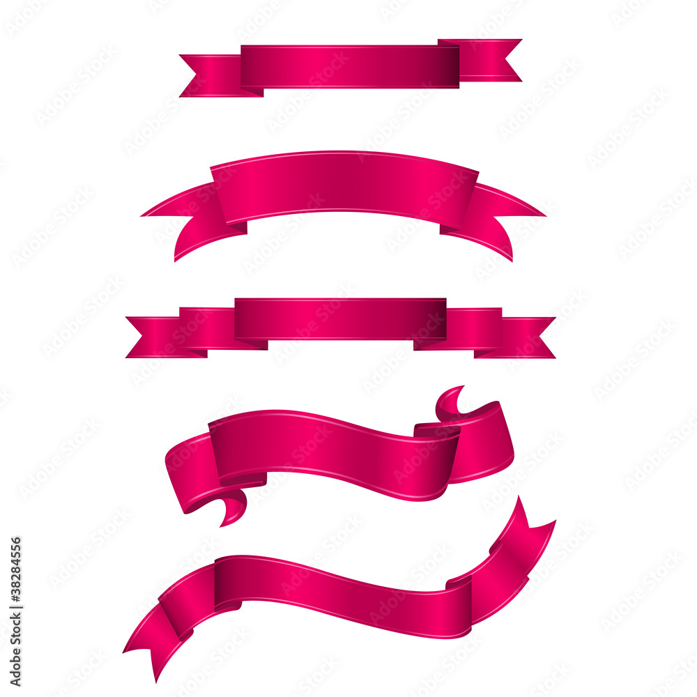 Pink Ribbon Banners