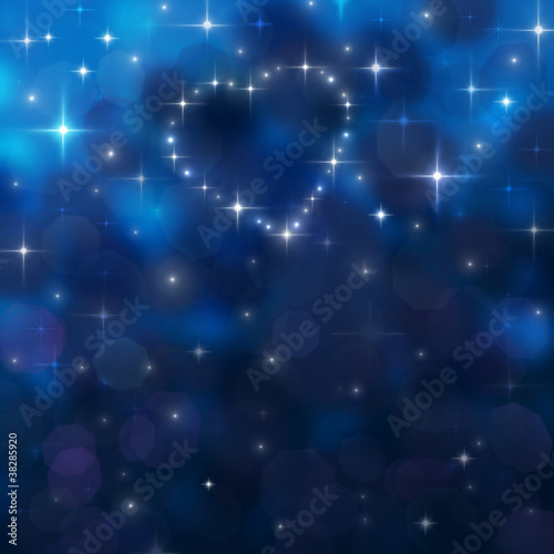 Abstract night sky