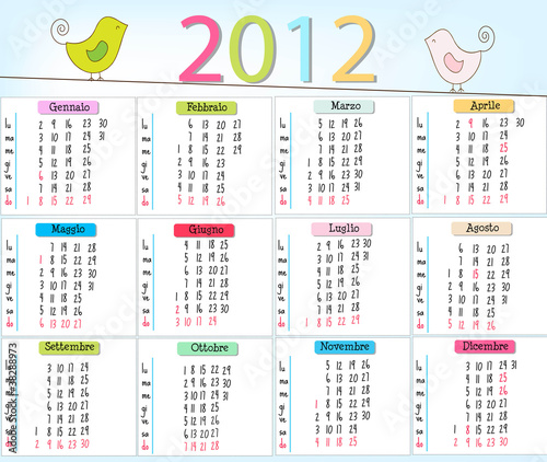 calendario2012