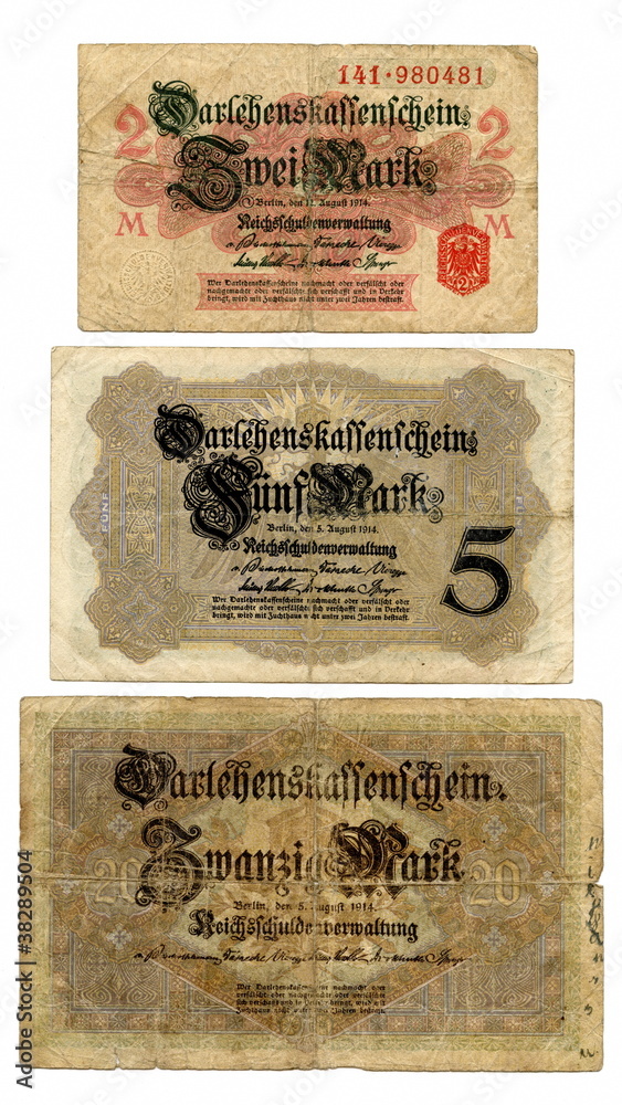 Vintage money - german darlehenskassenscheins