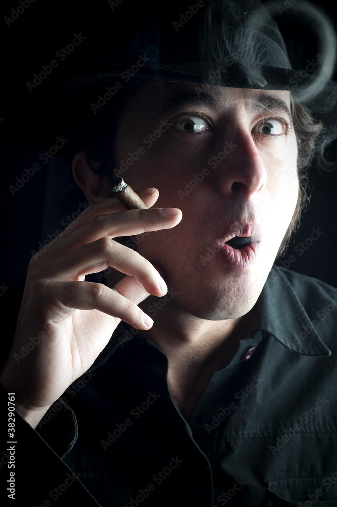 Man with cigar Man with cigar