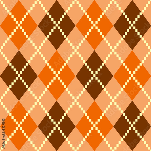 Retro colorful argile pattern or background - brown
