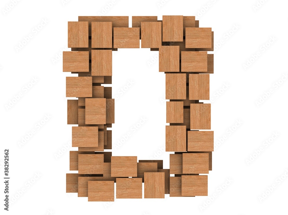 illustration of a abstract wood number 0 illustration of a abstract wood number 0