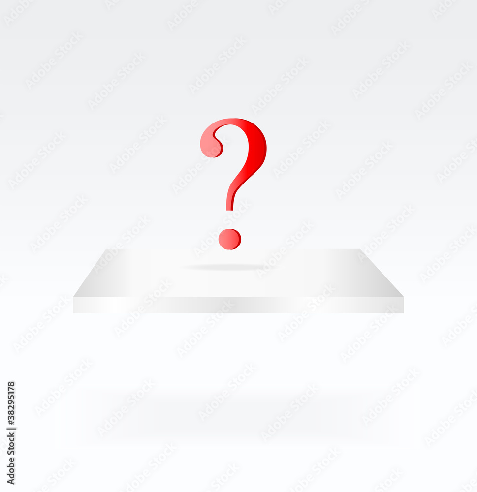 Question Mark , problem and challenge concept