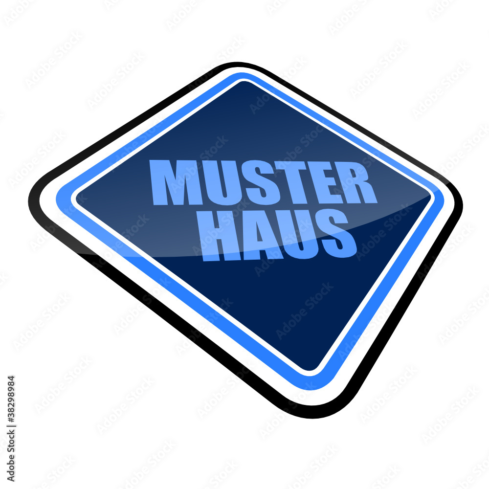 schild schräg v2 musterhaus I schild schräg v2 musterhaus I