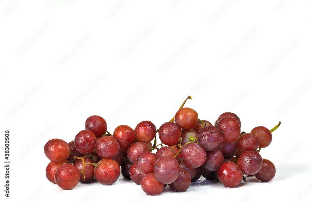 Rotweintrauben Makro