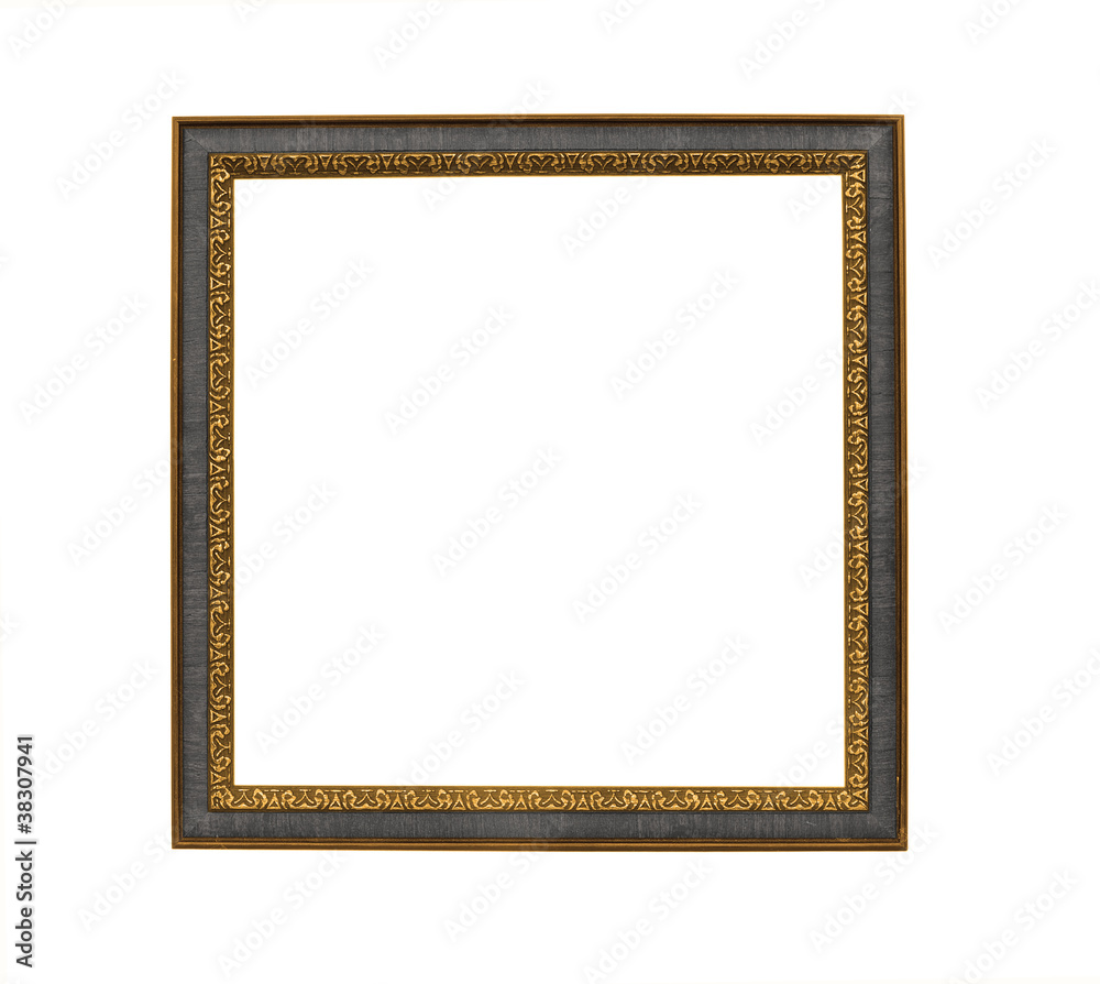 wood frame isolated on a white background wood frame isolated on a white background