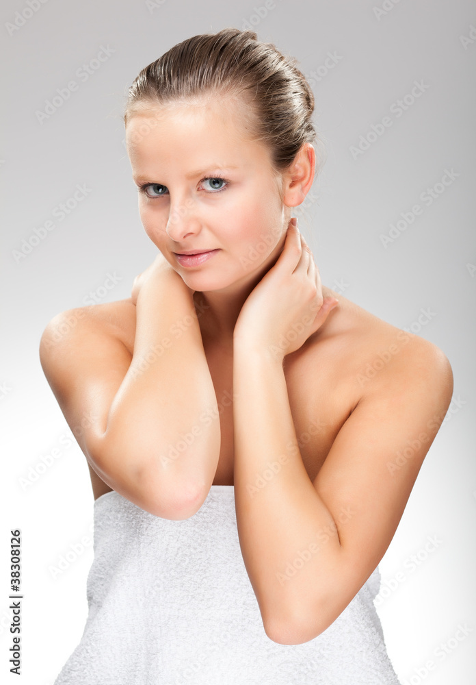 Portrait of young, attractive woman Portrait of young, attractive woman