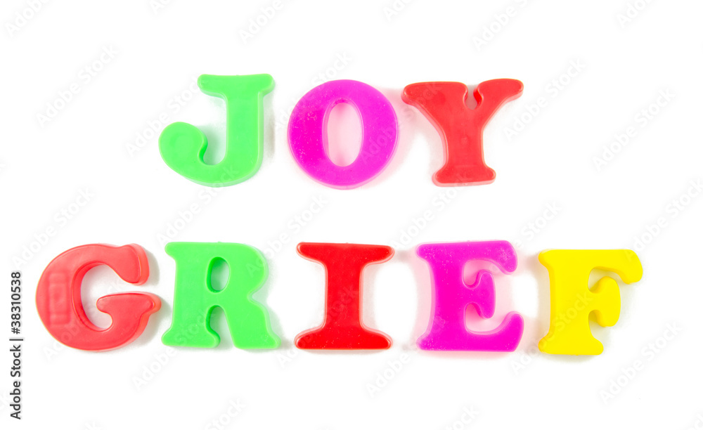 joy and grief written in fridge magnets joy and grief written in fridge magnets