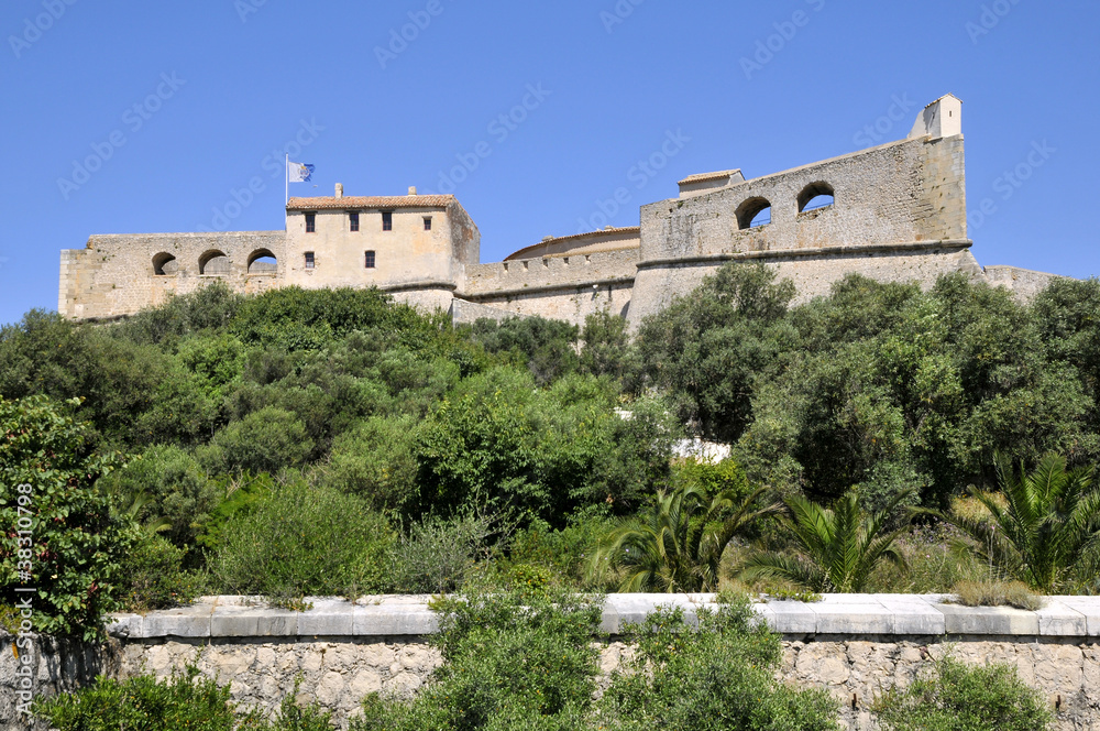 The fort carré from Antibes in France