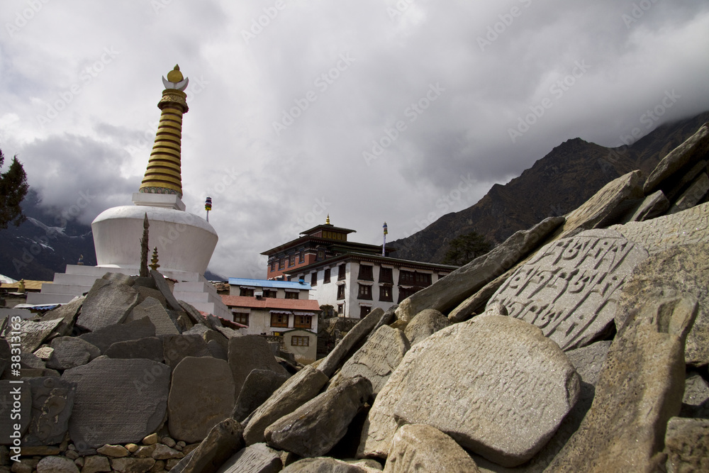 tengboche monastery sagarmatha np nepal